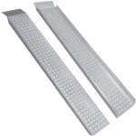 Hengmei ? rampe de chargement aluminium ? lot de 2 rampes 135 cm ? charge maximale 200 kg ? surface antid�rapa ...