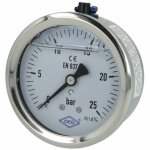 Henkel - manomtre  glycrine 1 / 4'' axial 0 - 25 bar