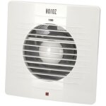 Hepoluz - extracteur d'air, ventilateur classique 100mm blanc 500. 000. 100 horoz