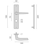 Heracles hionna ensemble quincaillerie aluminium argent