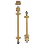 Heracles - paire de verrous � coulisse bronze y8 - 1003500