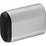 Hermeta - but�e de porte murale 4700 / 4702 / 4704 aluminium anodis� argent l. 50mm