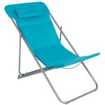 Hesperide - chilienne de jardin pliante bilbao lagon acier traité époxy en polyester - hespéride Hesperide - chilienne de jardin pliante bilbao lagon acier traité époxy en polyester - hespéride