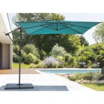 Hesperide - parasol dport carr manoa bleu canard - 2, 5 x 2, 5 m - hespride
