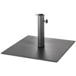 Hesperide - pied de parasol carr anthracite 20kg en bton - hespride