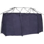 Hesperide - rideaux pour tonnelle maldives 5x3m en polyester ardoise - hespride