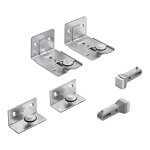 Hettich - kit de guidage infrieur stb 11 - garniture : pour 2 vantaux