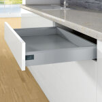 Hettich ? kit tiroir coulissant 300 mm ? hauteur 94 mm ? d�cor argent ? tiroir simple pour meubles ? ...