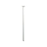 Pied table basse carré fixe, h. 70 cm acier chromé gris - hettich Pied table basse carré fixe, h. 70 cm acier chromé gris - hettich