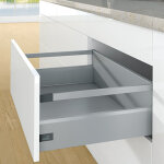 Hettich ? tiroir casserolier en kit 300 mm ? hauteur 126 mm (218 mm avec bandeaux) ? d�cor anthracite ...