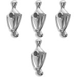 Heurtoir avec jeu de 4 heurtoirs de porte pour vue de scurit avant remplacement en alliage de zinc