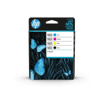 Hp 903 pack de 4 cartouches d'encre noire, cyan, jaune et magenta authentiques (6zc73ae) pour hp officejet ...