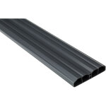 Hexim ? lattes de cl�ture en pvc dur 63 cm ? couleur graphite ? r�sistantes aux intemp�ries ? installation ...