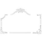 Habillage de mur et de plafond frise stucco r�sistant aux chocs ad301: segment ad301 - 11 - 130 x 130 ...