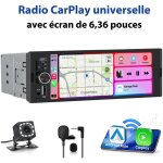 Hexinex 6, 3'' sans fil carplay 1din autoradio usb - c fm kam ips �cran tactile bluetooth