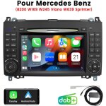 Hexinex autoradio carplay pour mercedes - benz classe a / b sprinter viano vito w639
