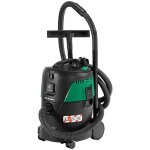 Hikoki ? aspirateur de chantier 1000w 25l classe l ? aspiration eau et poussi�re ? moteur puissant 3, ...