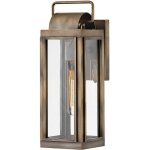 Hinkley - elstead sag lanterne murale d'ext�rieur peinte en bronze bruni, ip44