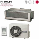 Hitachi - climatiseur rversible ducted low head 12000 btu rad - 35rpe r - 32 wi - fi optionnel avec ...