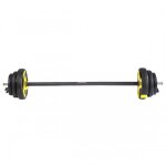 Hms sbp15 - barre body pump pour musculation, 20 kg