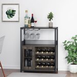 Casier à vin pour 20 bouteilles en bois, range - bouteilles / porte - vin à 5 Étagères avec 9 porte - ... Casier à vin pour 20 bouteilles en bois, range - bouteilles / porte - vin à 5 Étagères avec 9 porte - ...