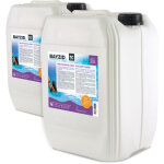 Hfer chemie bayzid 2 x 20 l (40 l) liquide floculant pour piscine pour une eau cristalline - facile ...