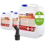 Hfer chemie gmbh - hfer chemie 16 x 5 l (80 l) biothanol 100 % de haute puret pour chemine  thanol, ...