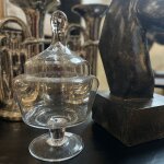 Hoff interieur - bonbonni�re sur pied verre loft 17x28cm