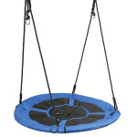 Wyctin - hofuton balan�oire nid d'oiseau rond 100 cm � suspendre, grande balan�oire ronde avec hauteur ...