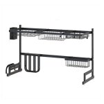 Wyctin - hofuton Égouttoir à vaisselle à 2 niveaux pour comptoir de cuisine avec porte - ustensiles, ... Wyctin - hofuton Égouttoir à vaisselle à 2 niveaux pour comptoir de cuisine avec porte - ustensiles, ...