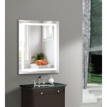 Wyctin - hofuton miroir salle bain avec eclairage int�gr� led 60x80cm