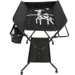 Wyctin - hofuton table  langer  roulettes pliable et portable pour nouveau - ns et bbs, avec panier ...
