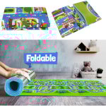Hofuton tapis de jeu circuit voiture de course tapis rampant pour b�b� enfant tapis pique - nique - 130x160x0. ...