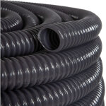 Tuyau d'aspiration et de refoulement 25 mm (1''), tuyau spiral� en pvc renforc� pour etangs, longueur: ...