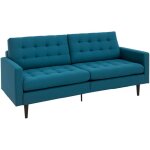 Homcom - canapé convertible 2 places design contemporain dossier inclinable indépendamment 3 positions ... Homcom - canapé convertible 2 places design contemporain dossier inclinable indépendamment 3 positions ...