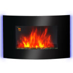 Chemine lectrique murale clairages latraux led design avant - gardiste affichage led avec tlcommande ...