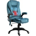 Homcom - fauteuil de bureau direction massant chauffant hauteur réglable dossier inclinable toile de ... Homcom - fauteuil de bureau direction massant chauffant hauteur réglable dossier inclinable toile de ...