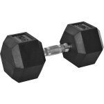 Homcom - haltre courte poids 20 kg - entranement musculaire & haltrophilie - acier caoutchouc noir ...
