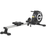 Homcom - rameur d'appartement pliable - 8 niveaux de rsistance magntique - cran lcd multifonction ...