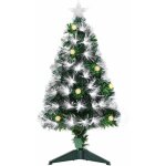 Sapin de noël artificiel lumineux fibre optique led + 14 ampoules + support pied Ø 48 x 90h cm 90 branches ... Sapin de noël artificiel lumineux fibre optique led + 14 ampoules + support pied Ø 48 x 90h cm 90 branches ...