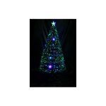 Sapin de noël artificiel lumineux fibre optique led multicolore + support pied Ø 60 x 120h cm 130 branches ... Sapin de noël artificiel lumineux fibre optique led multicolore + support pied Ø 60 x 120h cm 130 branches ...