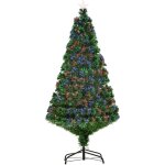 Sapin de noël artificiel lumineux fibre optique multicolore + support pied Ø 75 x 150h cm 180 branches ... Sapin de noël artificiel lumineux fibre optique multicolore + support pied Ø 75 x 150h cm 180 branches ...