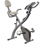 Homcom - vélo d'appartement pliant 8 niveaux de résistance magnétique dossier selle réglable poignées ... Homcom - vélo d'appartement pliant 8 niveaux de résistance magnétique dossier selle réglable poignées ...