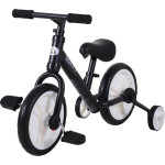 Homcom v�lo enfant draisienne 2 en 1 roulettes et p�dales amovibles roues 12  hauteur selle r�glable ...