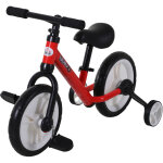 Homcom v�lo enfant draisienne 2 en 1 roulettes et p�dales amovibles roues 12  hauteur selle r�glable ...