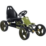 Homcom v�lo et v�hicule pour enfants kart � p�dales si�ge r�glable frein manuel roues ar eva acier vert ...