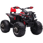 Homcom - voiture 4x4 quad buggy électrique enfant 12 v 5 km / h max. effets lumineux sonores selle avec ... Homcom - voiture 4x4 quad buggy électrique enfant 12 v 5 km / h max. effets lumineux sonores selle avec ...