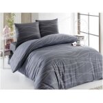Home collection - parure de lit - 1 housse de couette 220 x 240 cm + 2 taies d'oreiller 60 x 60 cm - ...