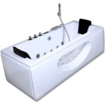 Home deluxe - baignoire balno avec luminothrapie laguna m - 180 x 90 cm
