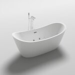 Home deluxe - baignoire  poser avec fonction balno ovalo plus - 180 x 90 cm